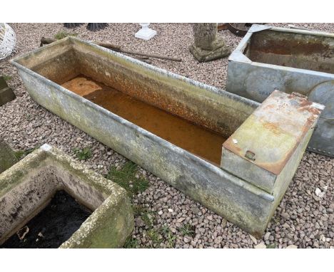 Galvanised trough water feeder 
