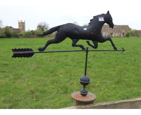 Horse themed weather vane 