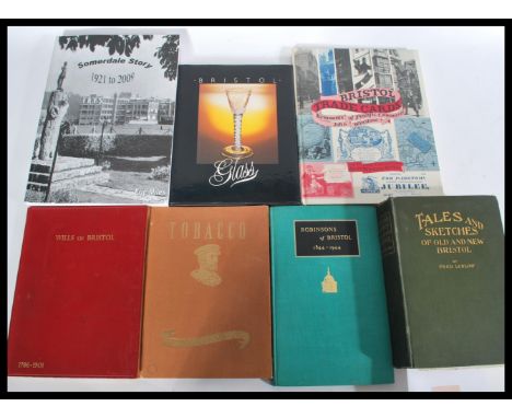 Bristol Books; a collection of assorted vintage Bristol related books. Comprising; ' Robinsons Of Bristol 1844-1944,' ' Tobac