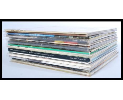 A good collection of vinyl long play LP album records featuring several artists to include Elton John, Queen, The Beach Boys,