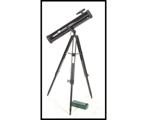 A 20th Century Tasco Telescope on tripod stand together with optics and accessories.&nbsp;