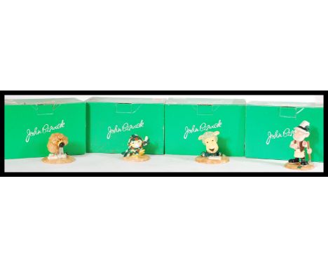 A collection of four boxed Beswick Herbs ceramic collectable figures to include Bayleaf Gardener, Parsley The Lion, Sage The 