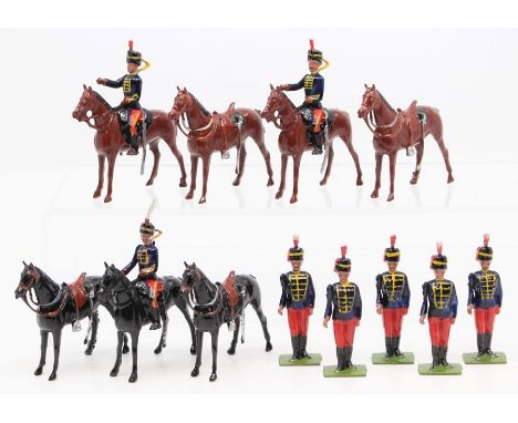 Britains: A boxed Britains, Types of the British Army, 11th Hussars, No. 270, complete with original insert, twelve figures, 