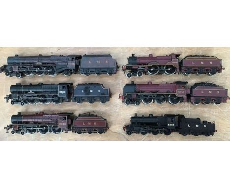 Railway: collection of 00 gauge Bachmann and Hornby &nbsp;locomotives including Princess Helena Victoria 4-6-2 6208, Morecamb