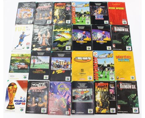 Nintendo: A collection of assorted Nintendo video game manuals to include: NES, SNES and Nintendo 64, comprising: Diddy Kong 