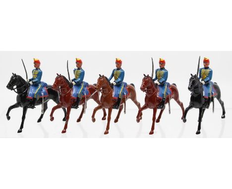 Britains: A boxed Britains, Types of the Spanish Army, Caballeria Española, Spanish Cavalry, No. 218, possibly 1924 Version, 