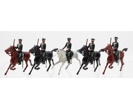 Britains: A boxed Britains, Types of the Greek Army, Greek Cavalry, No. 170, possibly 1925 Version, five figures in total, co