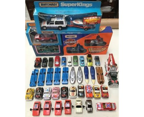 Matchbox: A boxed Matchbox diecast Superkings K-104 Rancho Rescue Set, K-147 BMW, Kingsize K-90 Marta Rancho, all boxed, toge