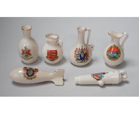 A quantity of Goss and other crested china