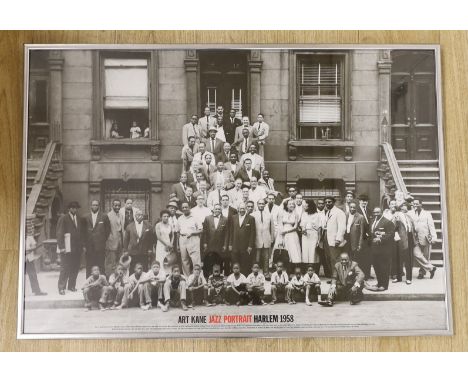 Art Kane Jazz portrait Harlem 1958, 88cms wide x 60cms high