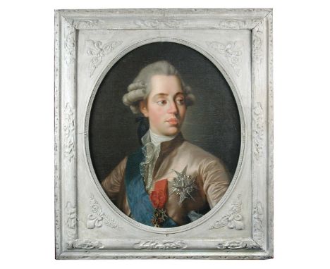 Follower of Joseph-Siffrede Duplessis (French, 1725-1802) Portrait of Louis XVI of France (1754-1793), as Dauphin of France, 