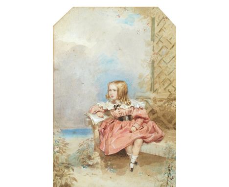 Francois Theodore Rochard (French, 1798-1858) Portrait of the young Master Hugh Barklie Blundell McCalmont (1836-1888), aged 