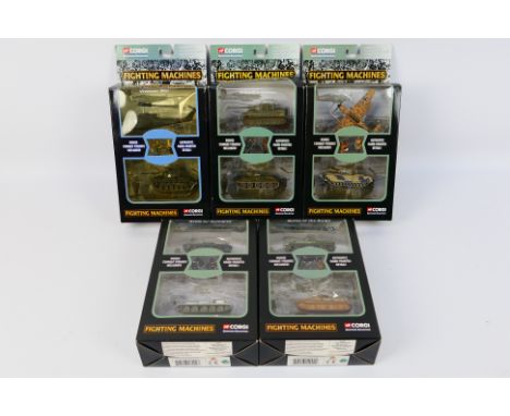 Corgi - Showcase Collection - Diecast - Five Fighting Maching Diecast Military double packs to include CSCW39002 VE Day 60th 