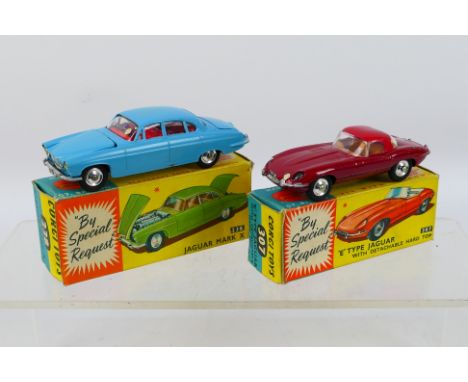 Corgi - An original Corgi 238 Jaguar mark X with opening bonnet and boot. Item appears to be in fair condition missing it lug