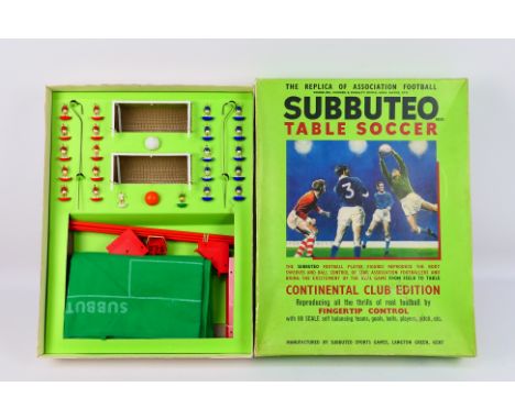 Subbuteo -  A boxed Subbuteo Continental Club Edition. It appears in Fair to Good condition overall, unchecked for completene