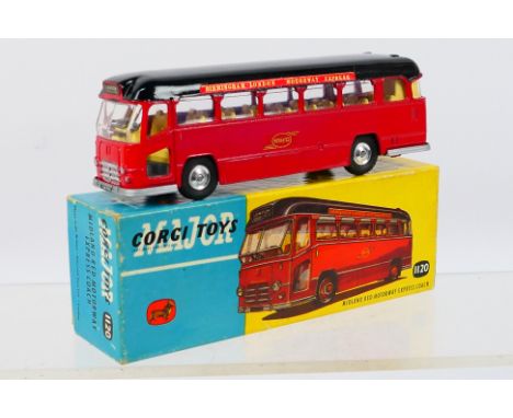 Corgi - An original Corgi 1120 Midland Red Motorway Express Coach. Item appears to be in very good-excellent condition. Comes