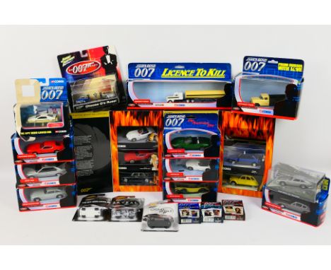 Corgi - Hot Wheels - Johnny Lightning - A collection of boxed / carded James Bond vehicles including BMW 750i # TY05102, Asto