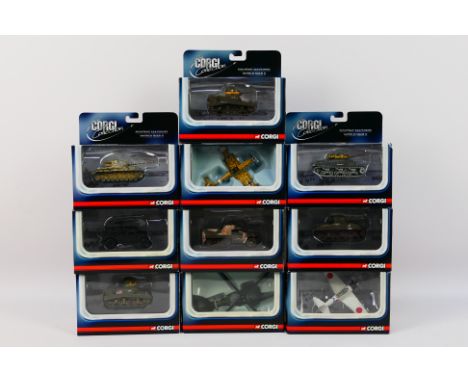 Corgi - Diecast - Ten Diecast vehicles from the Corgi Collection range to include CS90487 Modern Humvee Special Ops, CS90491 