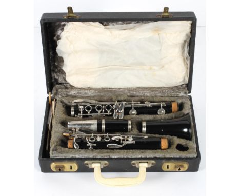 A Boosey &amp; Hawkes Regent clarinet, boxed