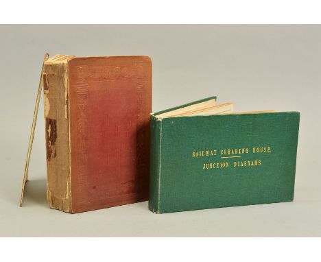 'RAILWAY CLEARING HOUSE OFFICIAL RAILWAY JUNCTION DIAGRAMS', 1910, together with Weave, John, 'Ensamples of Railway Making...