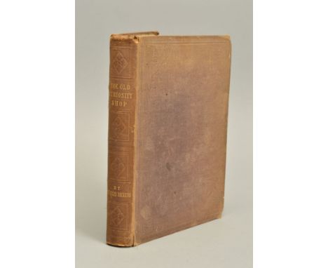 DICKENS, CHARLES, The Old Curiosity Shop: A Tale: complete in one volume, The First 'Separate' edition as originally this tit