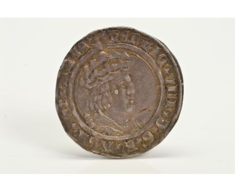 HENRY VIII 1526-44 SECOND ISSUE GROAT HENRIC  VIII DG R  EG LZFRA, reverse, mm Arrow POSVI DEV A DIVTOR  E MEV, slightly shor