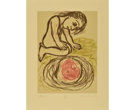 EILEEN COOPER (BRITISH 1953), 'Offspring', a limited edition lithograph, 12/275, signed, titled and dated (19)92 to the lower