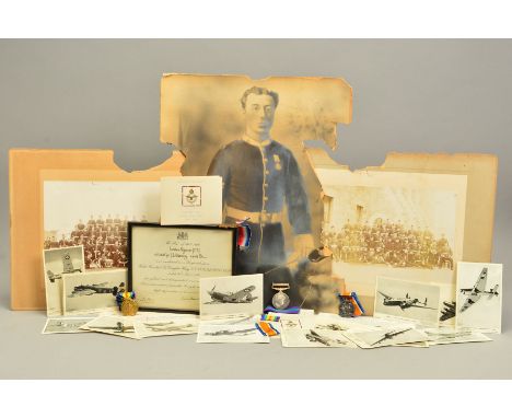 A FAMILY GROUP OF MEDALS AND EPHEMERA, to include a WWI 1914-15 Star trio of medals named to 2625 Pte J.L. STENNING, 19th Lon