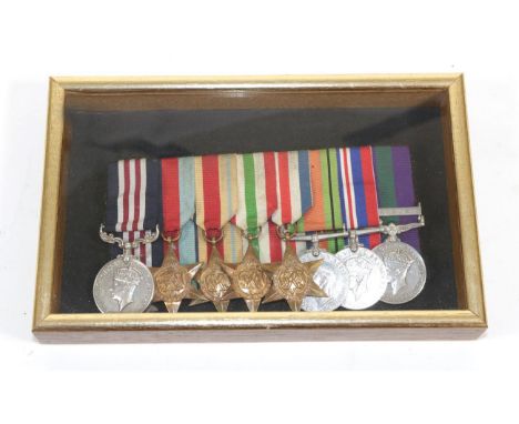 A Second World War MM Group of Eight Medals, awarded to 4614146 SJT.J.H.PIERCY K.O.Y.L.I. (later Warrant Officer 2nd Class So