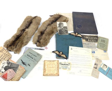 A Collection of Ephemera and Items Relating to Prisoner of War Escaper Warrant Officer (1231507) WO Class 1 Peter Nevines, in