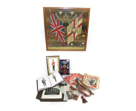 W R Younghusband, Portrait of a Private, Royal Marine Light Infantry, watercolour and bodycolour, monogrammed and dated (19)8