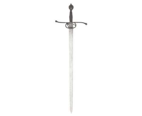 A Fine German Riding (Reiter) Sword German Or Italian, Circa 1570-80 With broad single-edged blade fullered along the back on