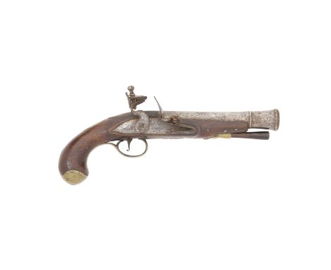 A Flintlock Blunderbuss-Pistol By Memory, London, Circa 1765-70 With two-stage barrel turned and belled at the muzzle, and en