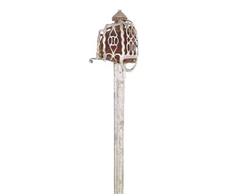 A Rare Scottish Basket-Hilted Backsword In The Manner Of Walter Allan Of Sterling Second Quarter Of The 18th Century With tap