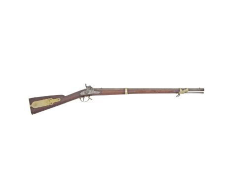 A .54 Percussion Harpers Ferry 1841 Model 'Mississippi' Contract Military Rifle  Dated 1853 Of production specifications, the