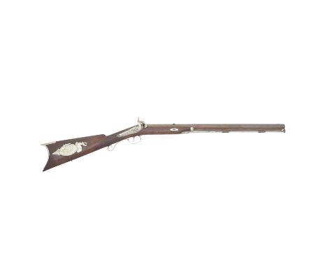 A .376 (80-Bore) Percussion Sporting Rifle Signed Inshaw, Probably Joseph Of Ludlow, Salop, Circa 1830 With rebrowned octagon