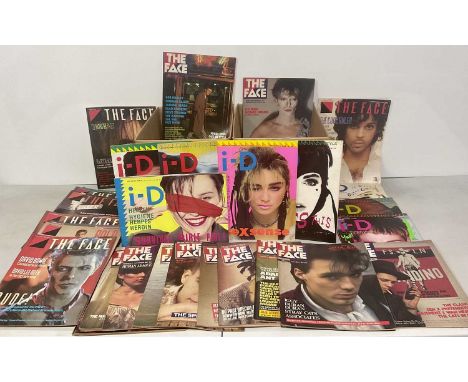 THE FACE MAGAZINE (1980s) #7-26, 30-76, 80-86, 92-97, 99, volume 2. #1-5, 8, 9, 13-15 (1980-1989). Together with i-D magazine