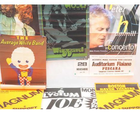 A group of 1960s/70s music posters to include: BRIAN POOLE AND THE TREMELOES (in Swindon) and IVY LEAGUE, OE COCKER (Lyceum),
