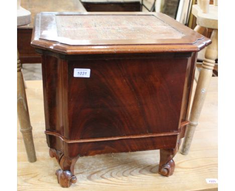 A Victorian mahogany commode