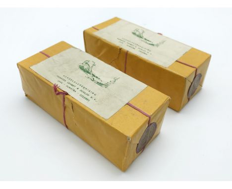 CHINESE “CHI CHI PAI” PLAYING CARDS MANUFACTURED IN BELGIUM BY MESMAEKERS FRÈRES, C.1890,FOR THE FAR EAST MARKET TWO BOXES OF