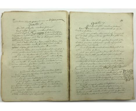 ANTIQUE MANUSCRIPT IN LATIN