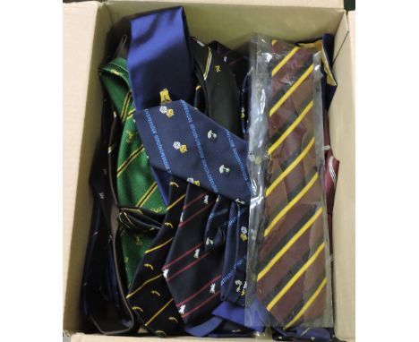 Ties - Clubs  A very fine range in excellent condition - Rugby All Blues, Cricket, County, Saracens etc, vintage i.e. Exeter 