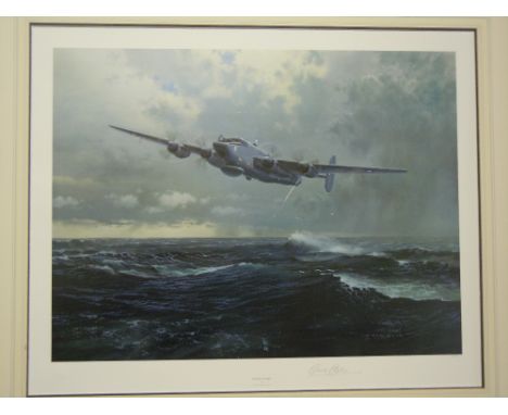The Shackleton' - End of an Era'. Signed limited edition print by Gerald Coulson. 3'6'' x 3', framed.