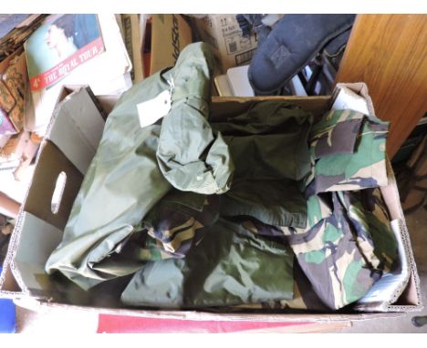 Modern Waterproof British Officers cloak and Gortex waterproof jacket.  Good size