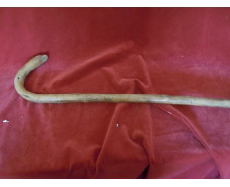 World War I German Officer's Walking Stick.  Named F. Kobe R PT K.E. Dated 1916 from Vogesh.