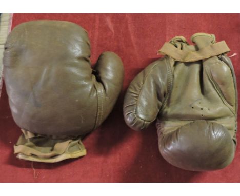 Vintage Boxing Gloves. 1930 's  by Jas. Lillywhite Frond (London)