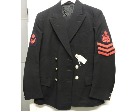 Royal Navy Service uniform made by Shimbart. With Radioman's arm patch.