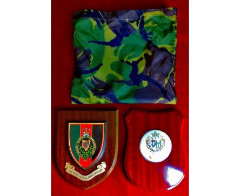 Plaques - Royal Ulster Constabulary and a Spanish Plaque with slight rubbing the enamel. 