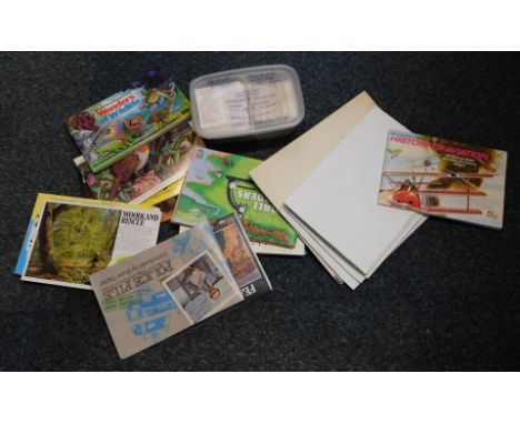 A group of tea cards, to include Features of the World, Police File, Vanishing Wildlife, etc. (1 box) 