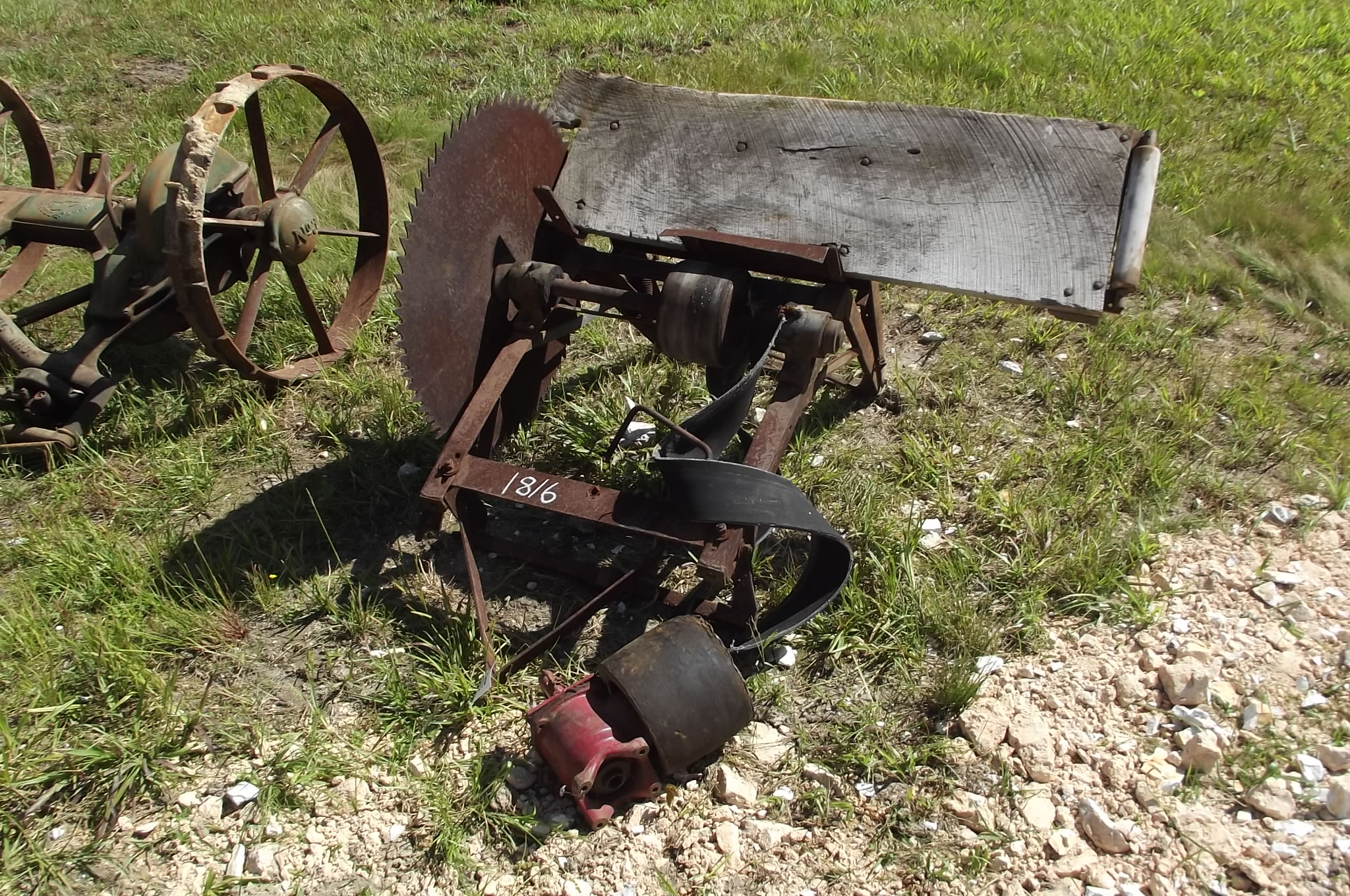 Antique Buzz Saw Belt Driven